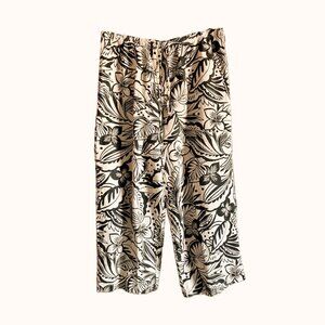 Hot Cotton by Marc Ware Black & Cream Floral Pants